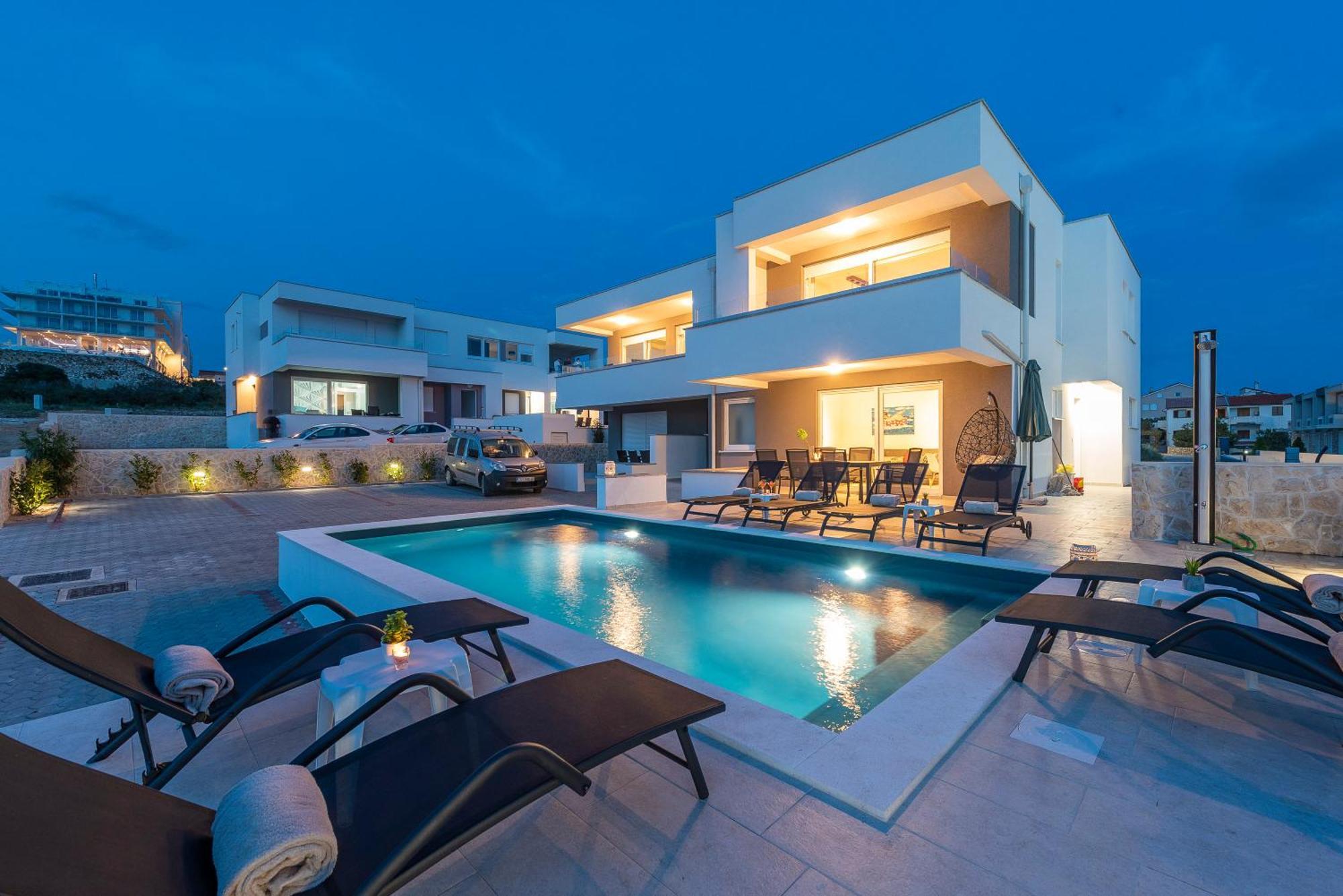 Adris 2 Luxury Modern Apartment With A Pool Novalja Exterior photo